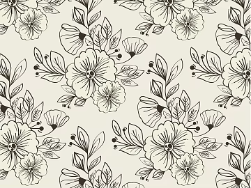 Modern Pastoral Wallpaper Retro Floral Pattern texture (ID:ffach977081)