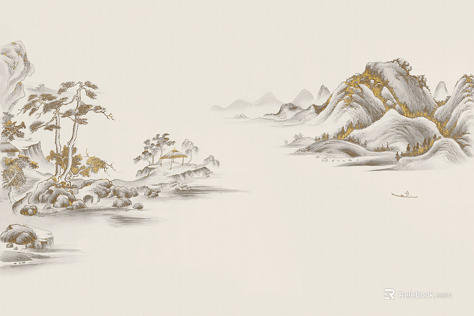 landscape painting texture
