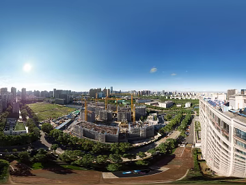 HDR urban ecological greening panorama texture (ID:ffach525203)