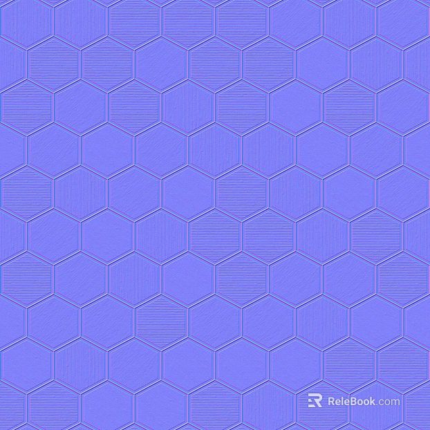 Purple Hexagon Brick Kitchen and Bathroom Wall Brick texture