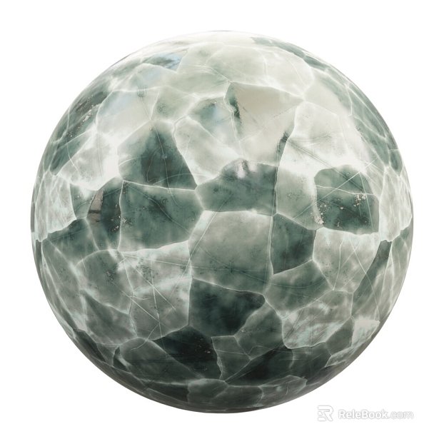 Ice Crack Ceramic PBR texture