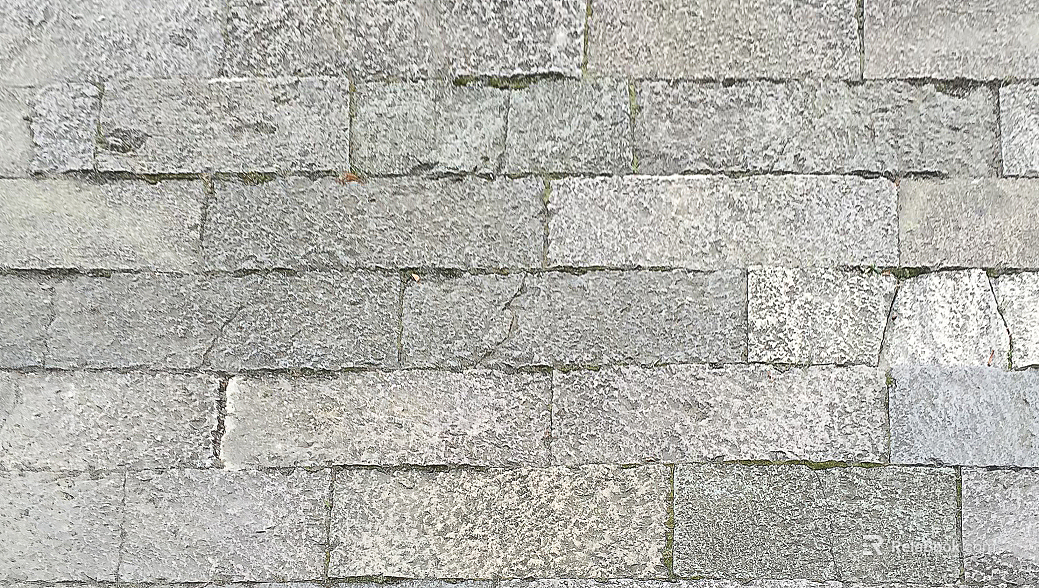 brick wall green gray granite texture