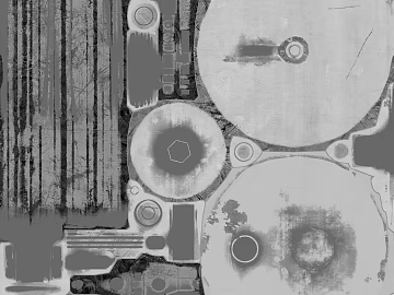 Industrial wind silver gray old metal plate texture (ID:ffaeh954884)