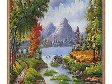 Hanging picture photo frame decorative painting texture (ID:ffach249081)