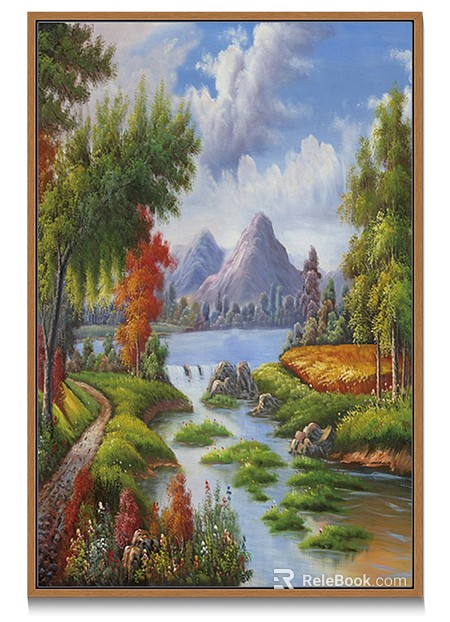 Hanging picture photo frame decorative painting texture