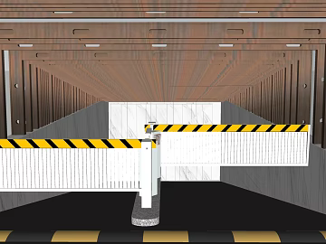 Dark Brown Wood Grain Road Gate Garage Entrance texture (ID:ffaeh857586)
