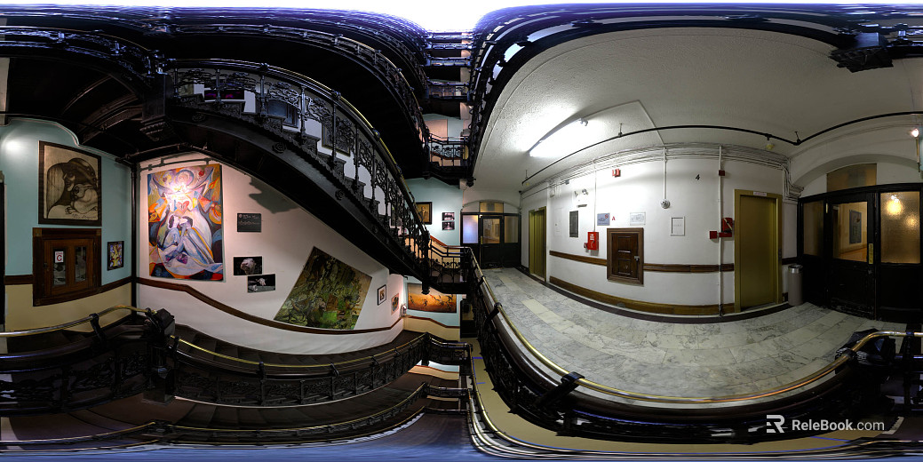 Indoor Apartment Corridor HDR texture