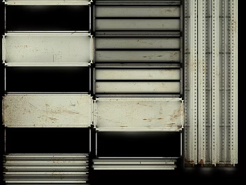 Do the old white metal components industrial wall texture (ID:ffaeh017126)