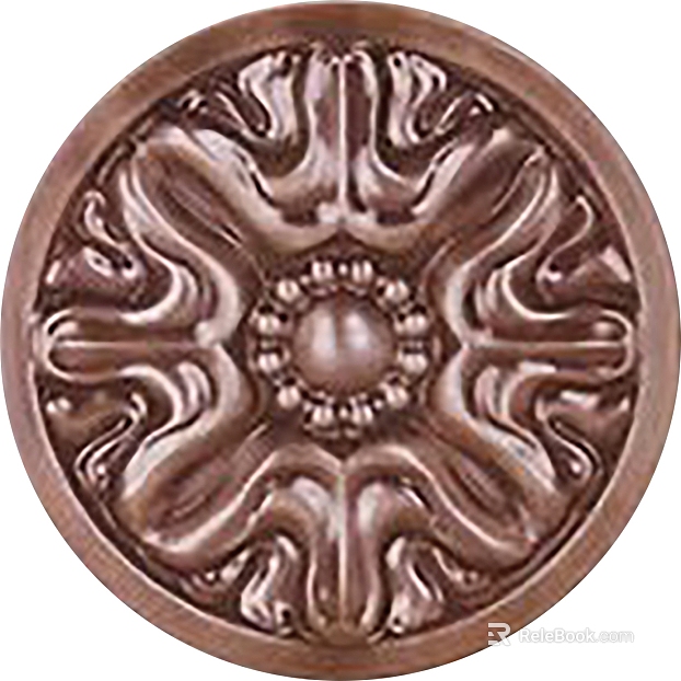 Bronze Metal Carved Furniture Decoration texture