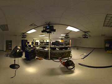 Indoor surveillance space HDR 3d model