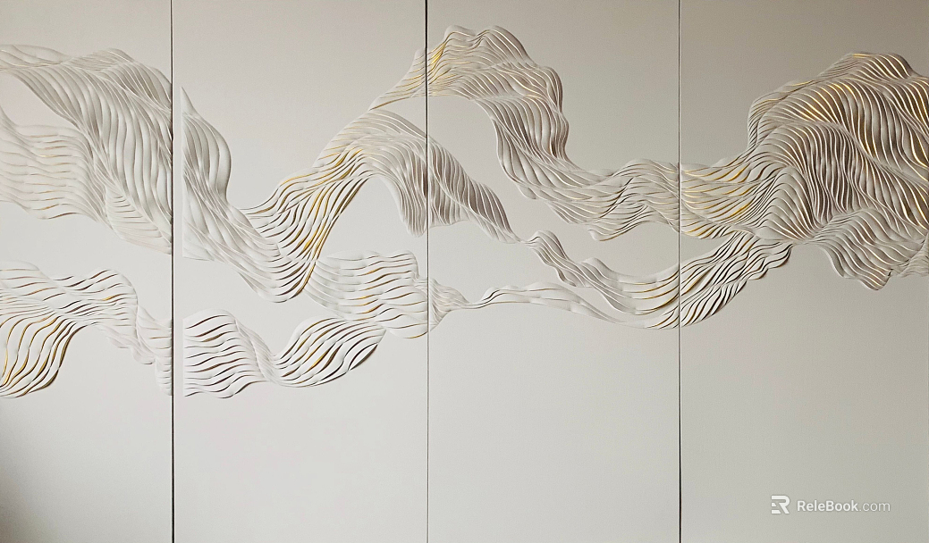 three-dimensional physical painting texture