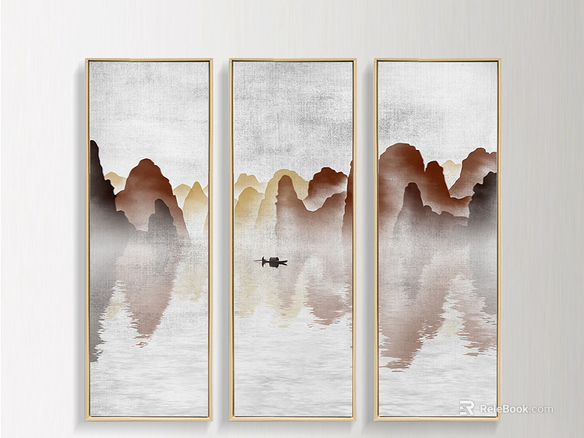 landscape painting texture
