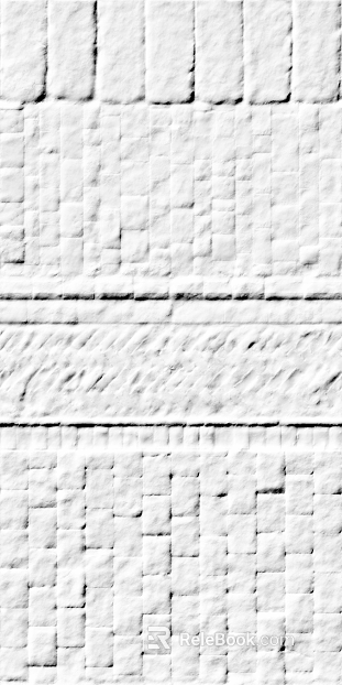Light gray concave-convex rock wall surface texture