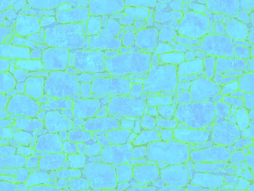 Blue-green rubble wall decoration texture (ID:ffaeh774346)