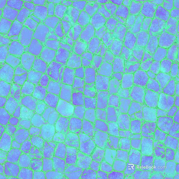 Purple blue fluorescent crack art glass texture