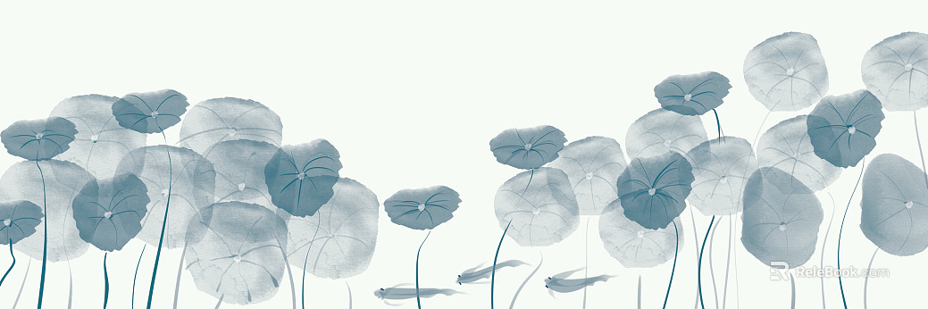 Plant painting texture