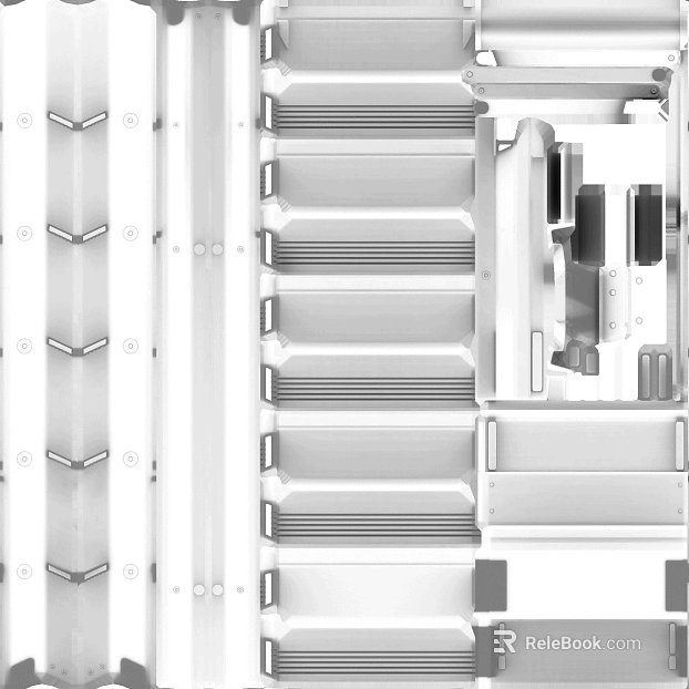 Old white gray metal industrial component panel texture