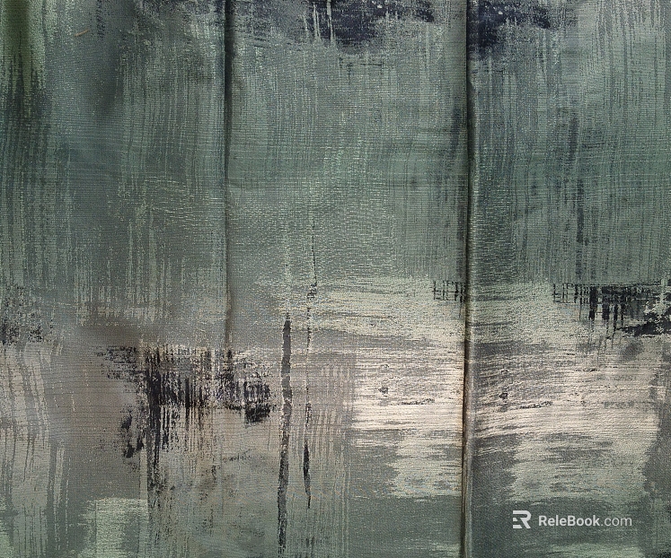 Gray Green Art Texture Cloth Curtain Fabric texture
