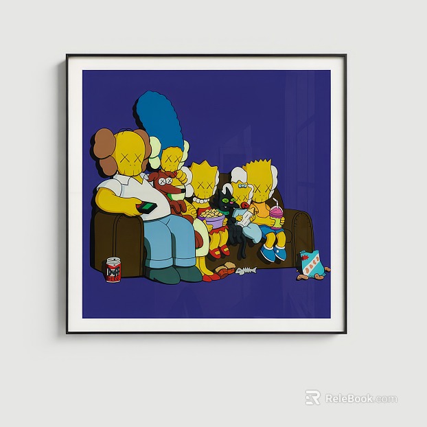 cartoon painting texture