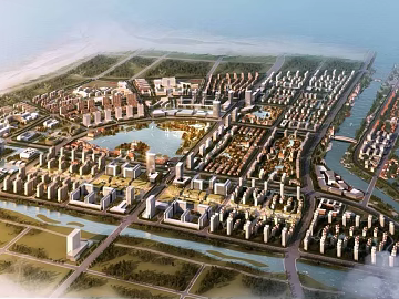 bird's eye view 3d model