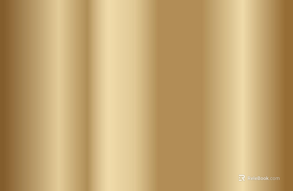 Metallic gold-tone brushed metal texture