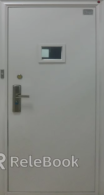 Metal door texture
