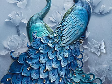 three-dimensional physical painting texture (ID:ffajf4623)