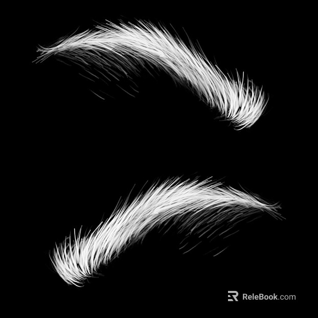 White hair texture texture