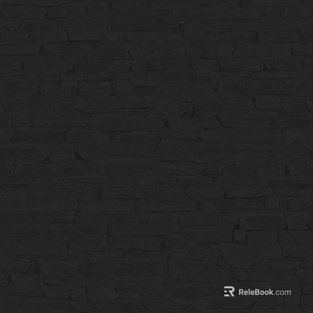 Culture Stone Black Stone Wall Seamless texture