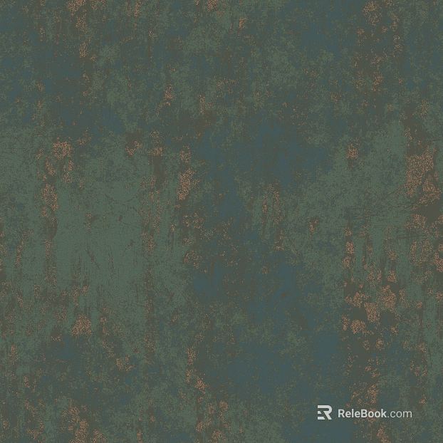 Dark green patina old metal wall decoration texture