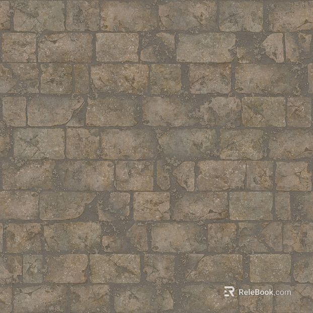 Taupe Antique Tile Wall Exterior Wall Paving texture