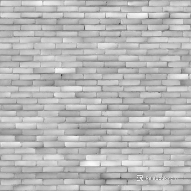 Light gray brick wall, interior and exterior walls texture