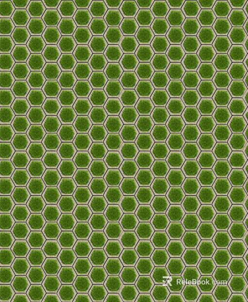 Grass-planting brick, grass-laying brick, grass-laying brick, parking brick texture