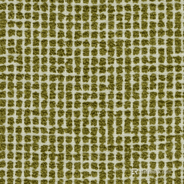 Olive green plaid fabric texture