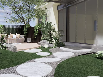 Courtyard Exterior texture (ID:ffabg51407)