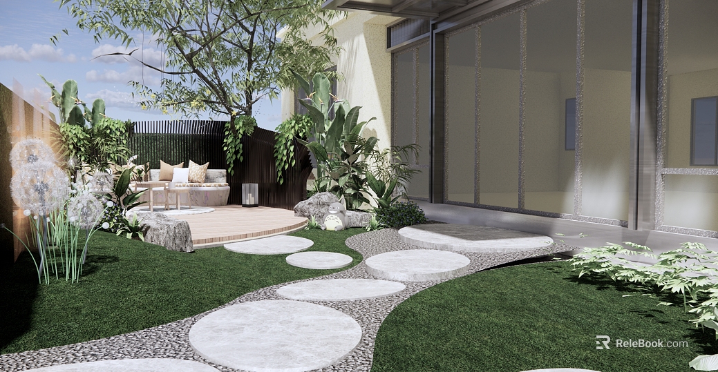 Courtyard Exterior texture