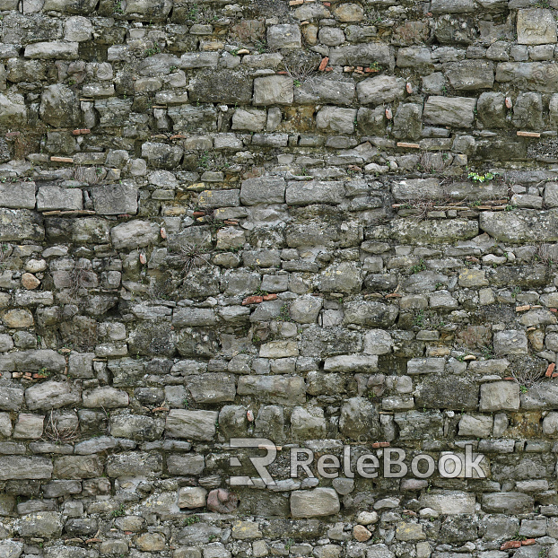 A clean, neatly arranged stone brick wall, showcasing uniform rectangular blocks in shades of gray and beige, evoking a sense of stability and timelessness.