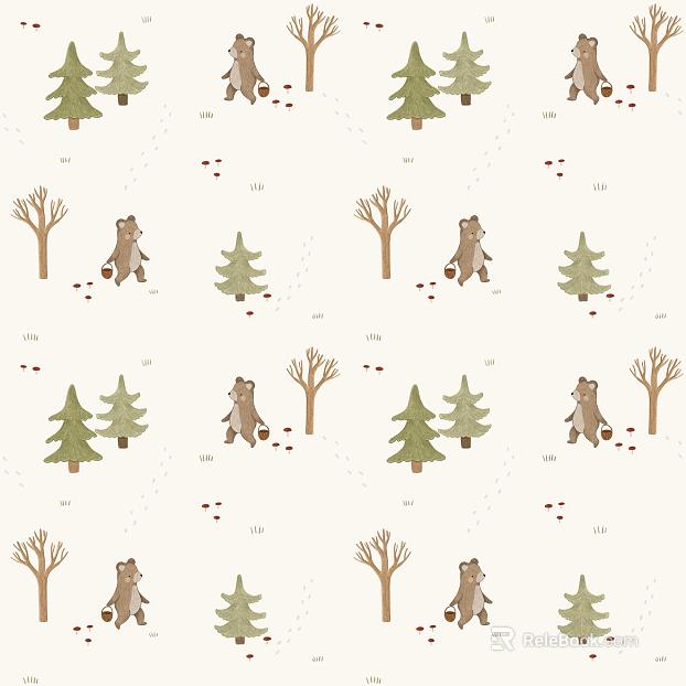 Children's wallpaper texture
