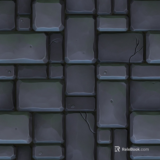 Dark gray antique brick wall building exterior texture