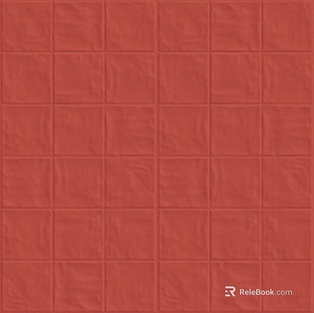 Red Square Bread Brick texture