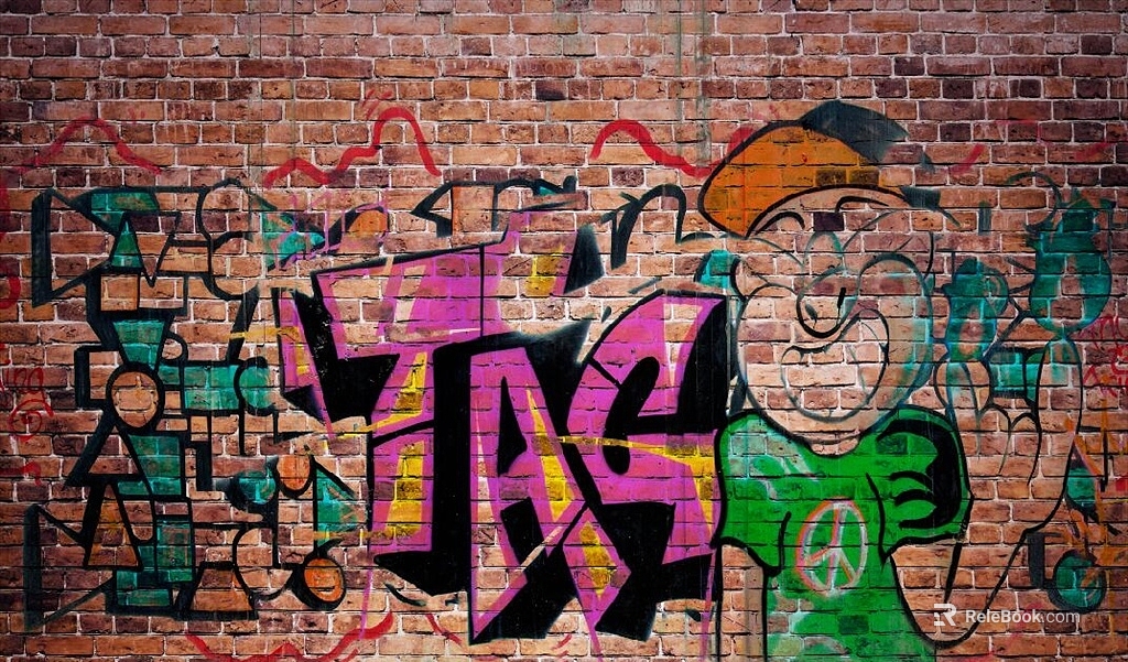 Graffiti texture