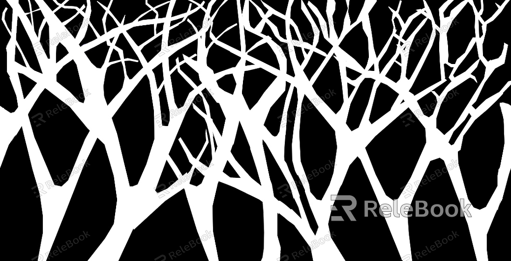 black and white tree shadow texture