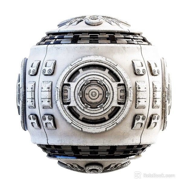 Space capsule PBR texture