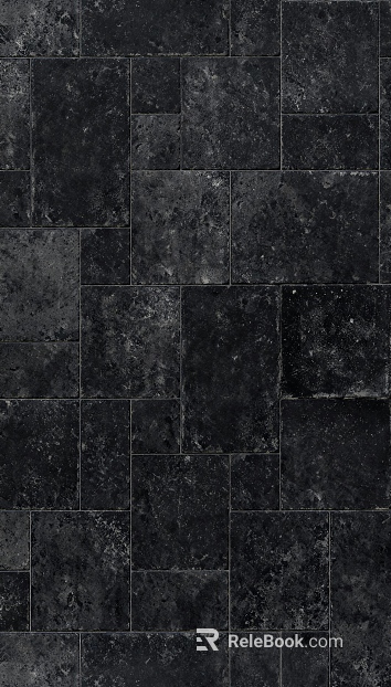 Ji Gu Bao Black Old Antique Brick-Ji Feng Black Floor Tile Black Retro Brick Industrial Style Old Black Brick texture