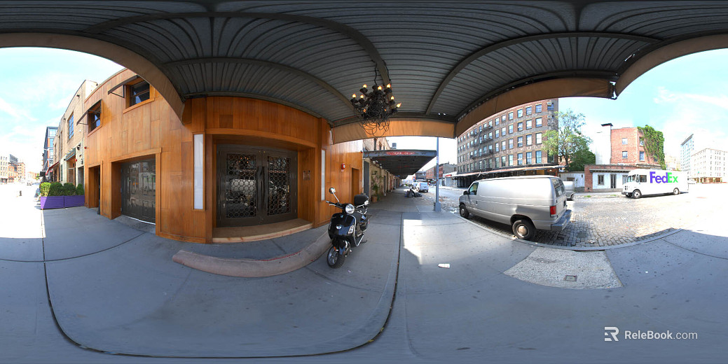 store entrance day hdr texture