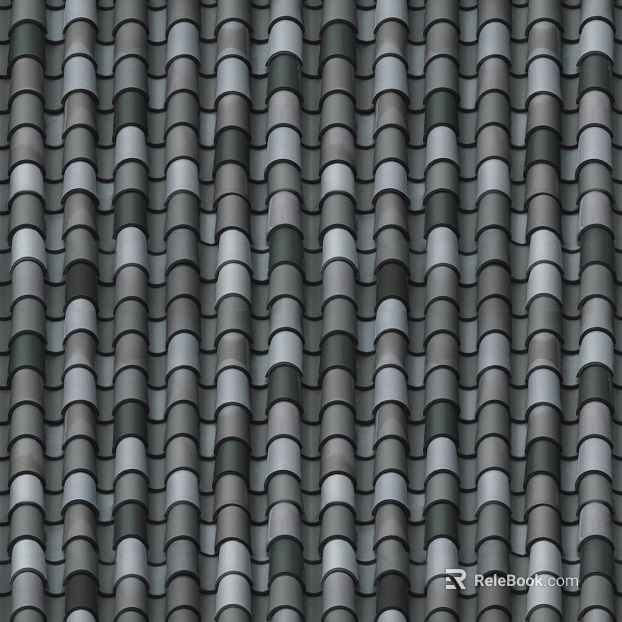 Green tile texture