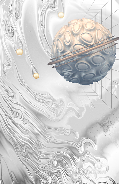 running water pattern marble texture