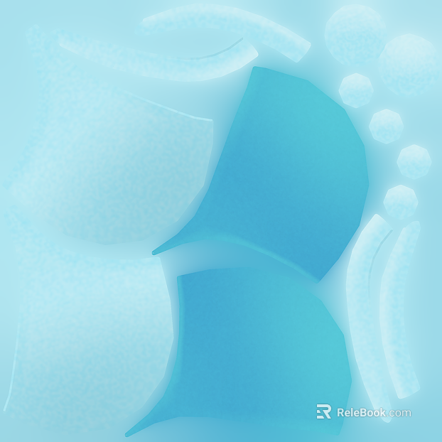 Blues Abstract Art Decorative Painting texture
