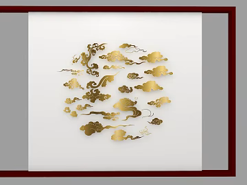 decorative painting 3d model