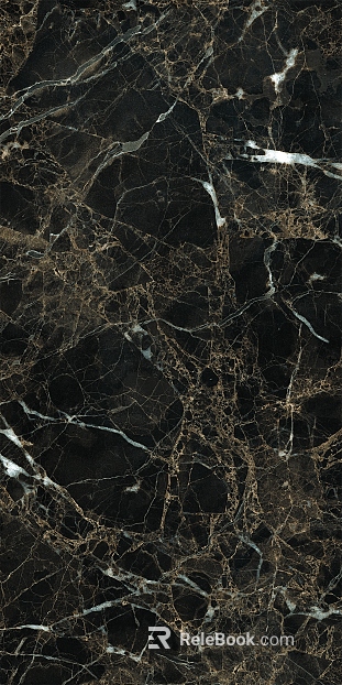 Black Golden Flower Marble texture